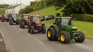 Newtownbutler Tractor Run 2014 Full [upl. by Herrah621]