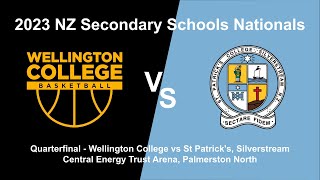 Wellington College vs St Patricks Silverstream  2023 NZ Secondary Schools Nationals  Quarterfinal [upl. by Quita]