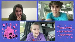 dizzy livestream with thomas headon and alfie templeman  chloe moriondo [upl. by Gerik]