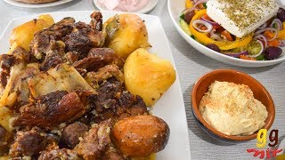 Traditional Greek Kleftiko  Slow Cooked Lamb amp Potatoes  ggmix [upl. by Lodmilla88]