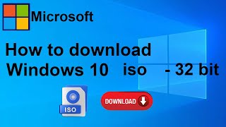 How to download windows 10 iso 32 bit [upl. by Yemane366]