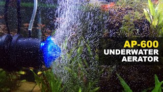 Submersible Jetting Air Pump Yamano AP600  Unboxing and Testing Underwater Aerator [upl. by Jairia933]