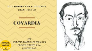 COVARDIAJoan Fuster2 [upl. by Ainola]