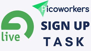 Picoworkers Signup Task  How to do Picoworkers Sign Up Tasks  oewi [upl. by Asirrak46]