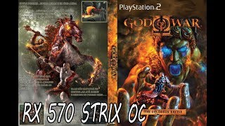 God Of War 2 4K PS2 Emulador  RX 570 STRIX OC I5 7400 [upl. by Nahtanoy664]