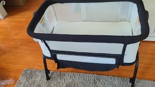 BabyBond Baby Bassinet 3 in 1 Bassinet Bedside Sleeper with Soft Mattress and Sheet [upl. by Niamjneb]