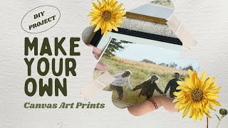 How To Print Your Own Canvas Prints At Home [upl. by Bose]