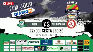 GAUCHÃO SÉRIE A DE FUTSAL 2024  ANBF X AGE [upl. by Adekahs]