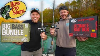 Bass Pro BIG BASS Fishing Kit Challenge [upl. by Renell]