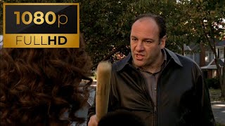 TONY SOPRANO AMENAZA A ANGIE BOMPENCIERO  Los Soprano The Sopranos  Español Latino HD [upl. by Barbie]