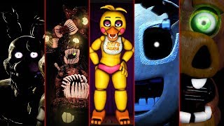 5 FNAF Fan Games [upl. by Aikemal]