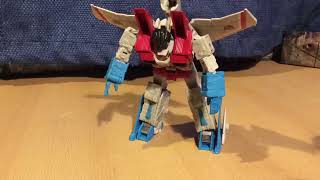 Transformers SS86 Coronation Starscream Transformation Stop Motion [upl. by Dibrin]