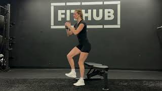 Pistol Squat to Bench DEMO [upl. by Hairacaz]