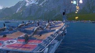 🇩🇪 GRAF ZEPPELIN 🇩🇪 german Carrier 🇩🇪 Flugzeugträger 🇩🇪 World of Warships ALFKENOBI [upl. by Alexandros]