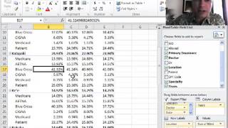 Excel Video 300 Percentages of the Parent Row Total [upl. by Sualocin]