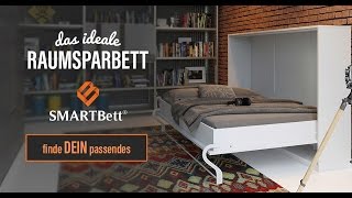 Schrankbett SMARTBett®  Raumsparbett in hoher Qualität‎  BS Möbel [upl. by Madelle506]