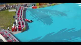 Charles Leclerc crash Miami Q3 [upl. by Noonan]