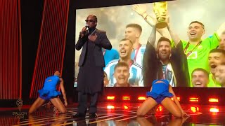 Remas Performance At The 2023 Ballon dOr Ceremony In Hd [upl. by Uund]