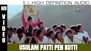 Usalampatti Penkutti  Gentleman  1080p HD Video Song [upl. by Siari]