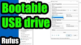 Bootable USB Flash Drive using Rufus MBRGPT LegacyUEFI [upl. by Boleyn175]