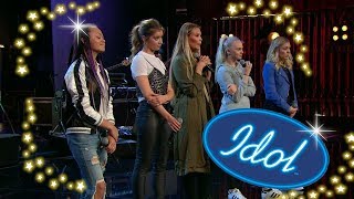 SjukasteBästa Gruppmomenten Idol 2017 [upl. by Afnin352]