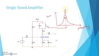 Multisim Simulation of Single Tuned Amplifier [upl. by Nahtanaj]