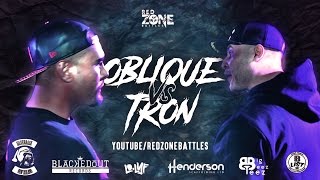 RED ZONE BATTLES REDZONE 5 BLIQUE VS TRON [upl. by Bowra]