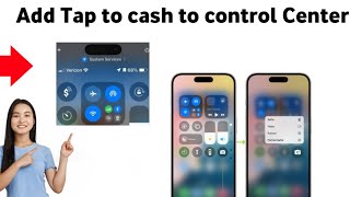 How to Add Tap to cash to the control Center on your iPhone 2025 [upl. by Yeldnarb996]