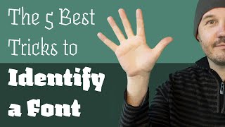 The 5 best Tricks to Identify a Font [upl. by Anelram]