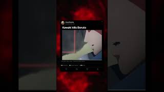 kawaki kills boruto anime naruto viral akiratoriyama animelover [upl. by Ellenej]