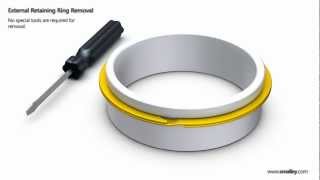 Retaining Ring Removal  External  Shaft [upl. by Inig51]