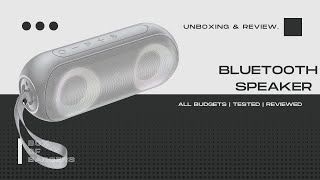 NOTABRICK Bluetooth Speaker Review 30W Wireless Speaker with Lights IPX7 Waterproof amp Long Playtime [upl. by Elias]