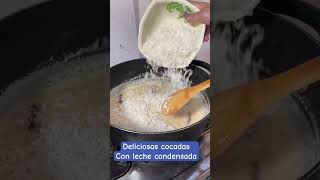 Dulce de coco con leche condensada tips viral youtubeshorts foryou fypシ recetas sabiasque [upl. by Airdnua521]