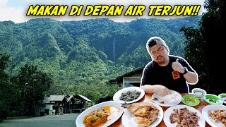 BANTAI SEMEJA PENUH MAKANAN DI DEPAN AIR TERJUN [upl. by Ainekahs752]