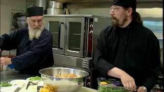 Cooking with Fr Abbot Nicholas and Fr Moses [upl. by Rudelson]