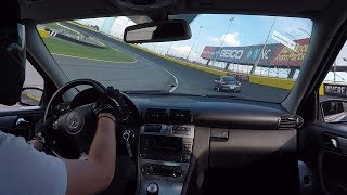 Mercedes W203 C230 Kompressor racing at ROVAL 060818 [upl. by Bacon]