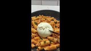 Spicy vodka amp burrata rigatoni 🌶🧀 [upl. by Xylon]