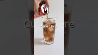 Lets mix a Cuba Libre cocacola whiterum cubalibre cocktails shorts [upl. by Araed538]