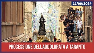 Taranto processione dellAddolorata 2024 [upl. by Durkee]