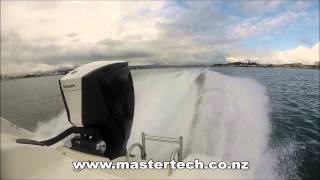 Evinrude 225HP G2 ETEC Fitting StartUp amp Water Test NZ [upl. by Arrio377]