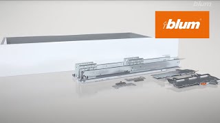 Assembly of TIPON BLUMOTION for MERIVOBOX  Blum [upl. by Esirehc285]