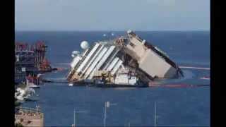 Costa Concordia TimeLapse Righting The Ship [upl. by Anoerb]