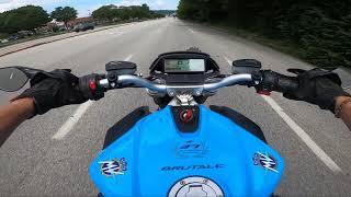 PURE SOUND of the MV Agusta Brutale FM Projects Exhaust [upl. by Meter]