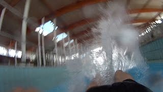 Big Fly Water Slide at Aquapark Wrocław [upl. by Norak637]