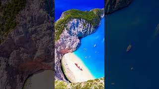 Discover Navagio Beach Greeces Hidden Gemshorts [upl. by Nnylecoj]