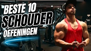 De 10 Beste SCHOUDER oefeningen met gewichten voor schouders trainen in de gym schouderoefeningen [upl. by Direj]