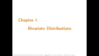 Chapter 4 5 The Bivariate Normal Distribution [upl. by Mehitable]