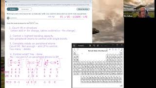 Writing Lewis structures for a molecule with one central atom and no octet rule exceptions example 2 [upl. by Kraska514]