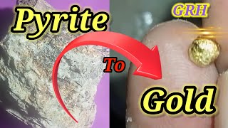 How do we extract gold from the pyrite how can we extract it what is the best way to extract it [upl. by Vernen]