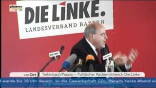 Politischer Aschermittwoch der LINKEN 2011 [upl. by Anaitit789]